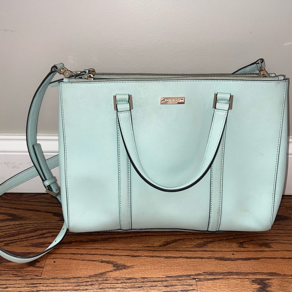 Kate Spade Crystal Blue Large Tote Bag